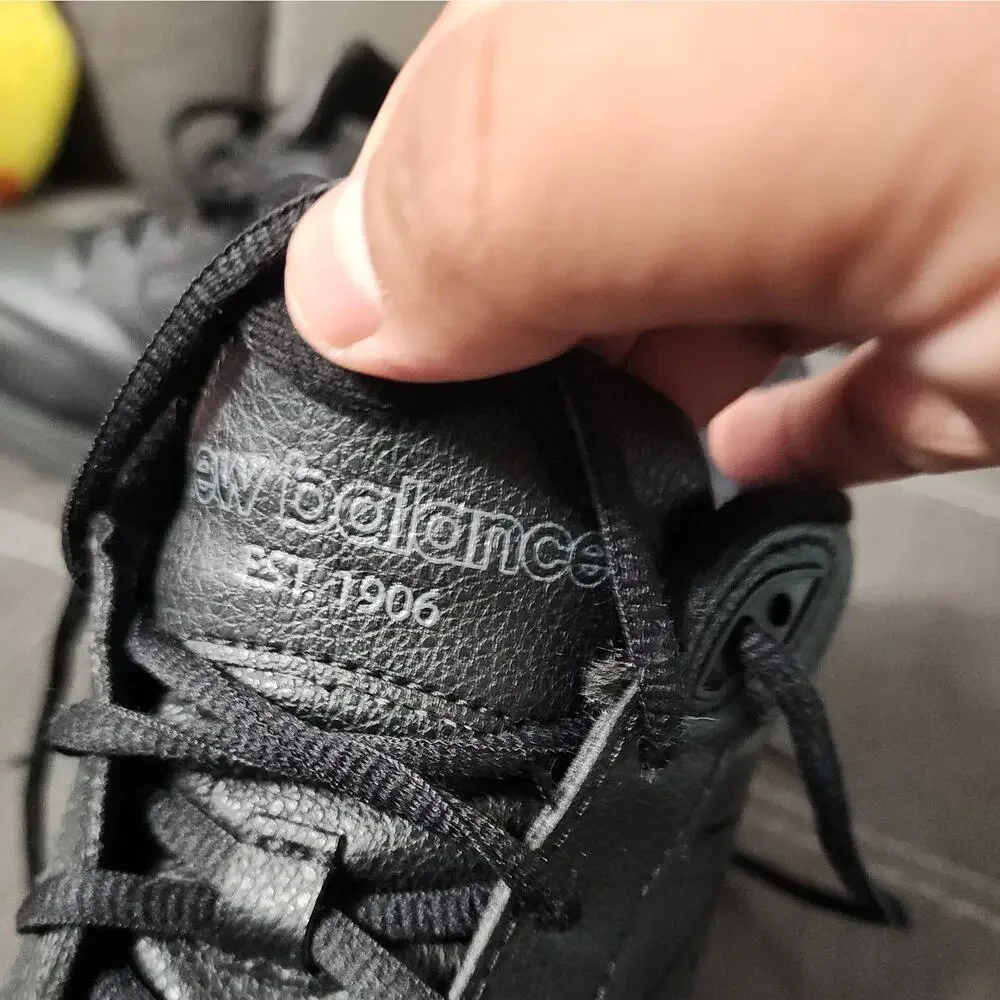 New Balance 928v3 Rollbar Black Leather Walking Shoes MW928BK3 Men's Size 15 D